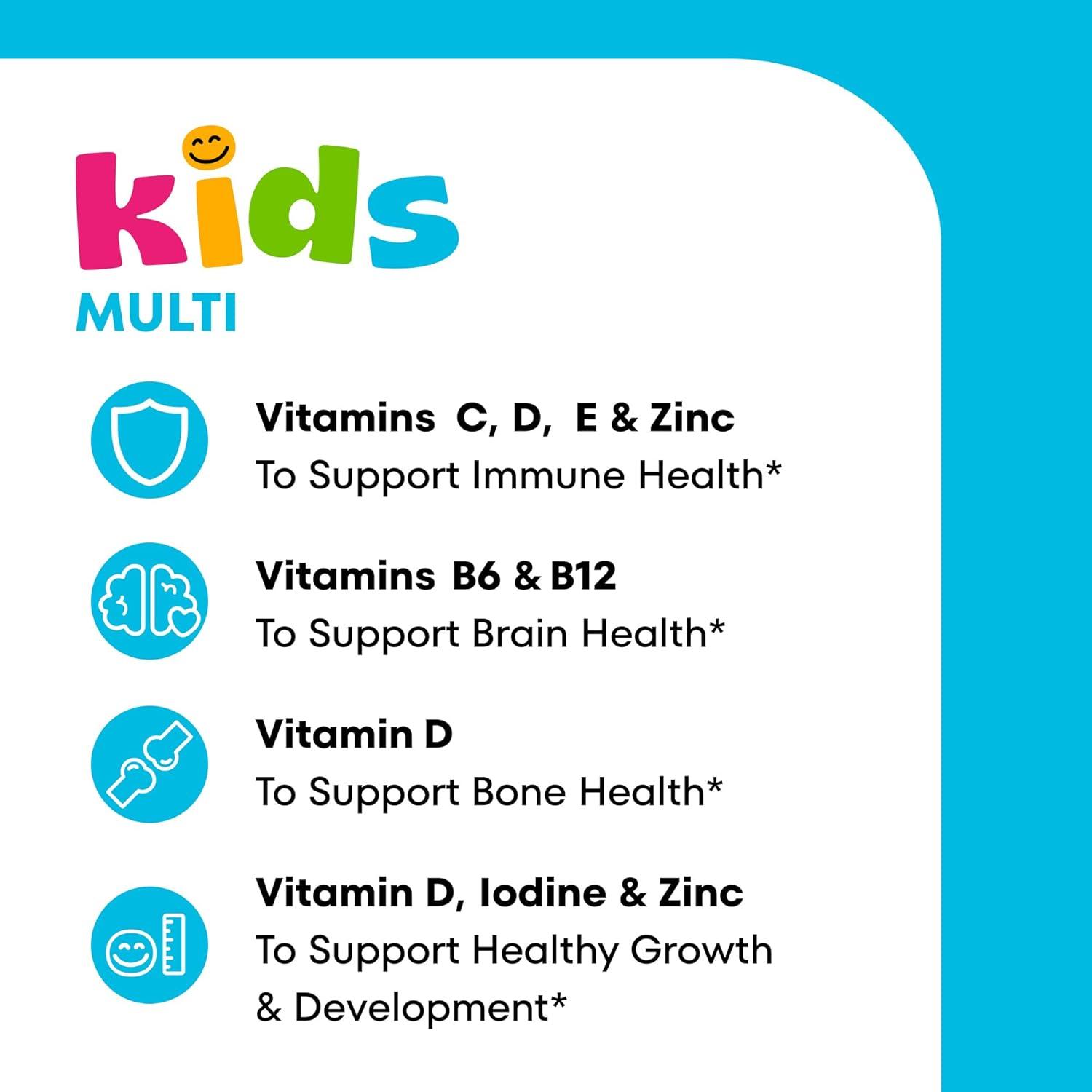 image:imageOne A Day Kids Multivitamin Gummies Kids Vitamins with Vitamin C D E amp Zinc for Immune Support Childrens Gummy Vitamins Assorted Fruit Flavors 60ct Packaging May Vary