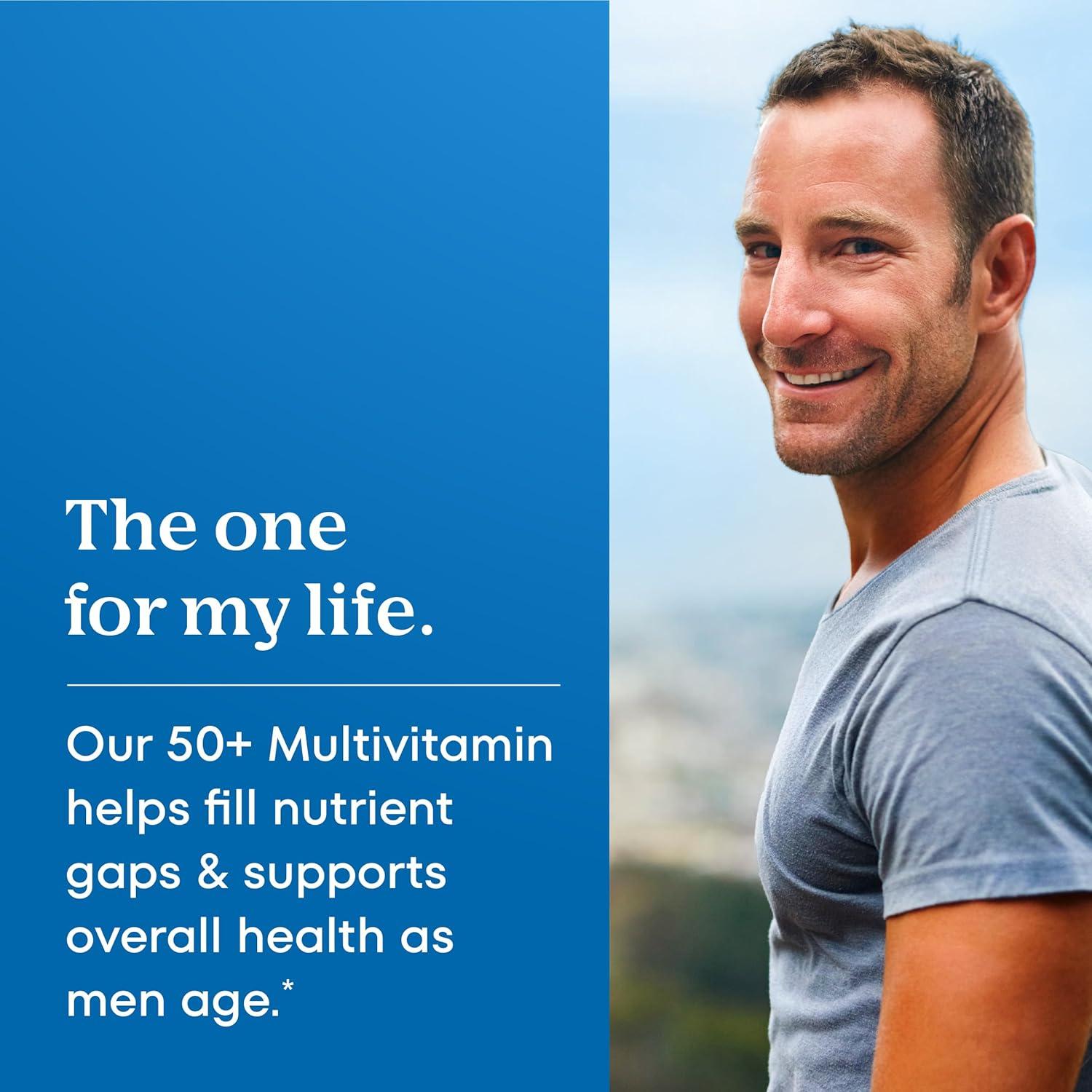 image:imageOne A Day Mens 50 Healthy Advantage Multivitamin Multivitamin for Men with Vitamins A C E B6 B12 Calcium and Vitamin D Tablet 200 Count Pack of 1Multivitamin