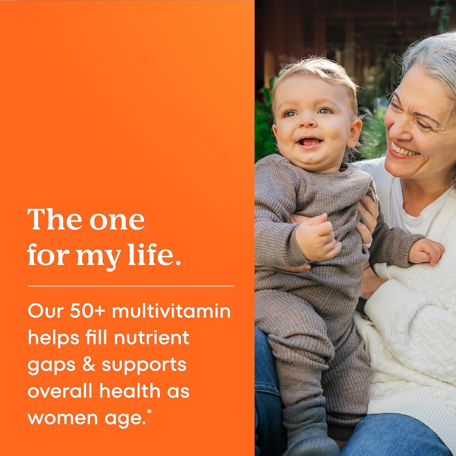 image:imageOne A Day Multivitamin for Women 50 and Over Tablets Womens Multivitamin 50 Plus with Vitamins D C E Zinc amp Biotin Daily Vitamins for Woman 50 200 Ct Packaging May Vary
