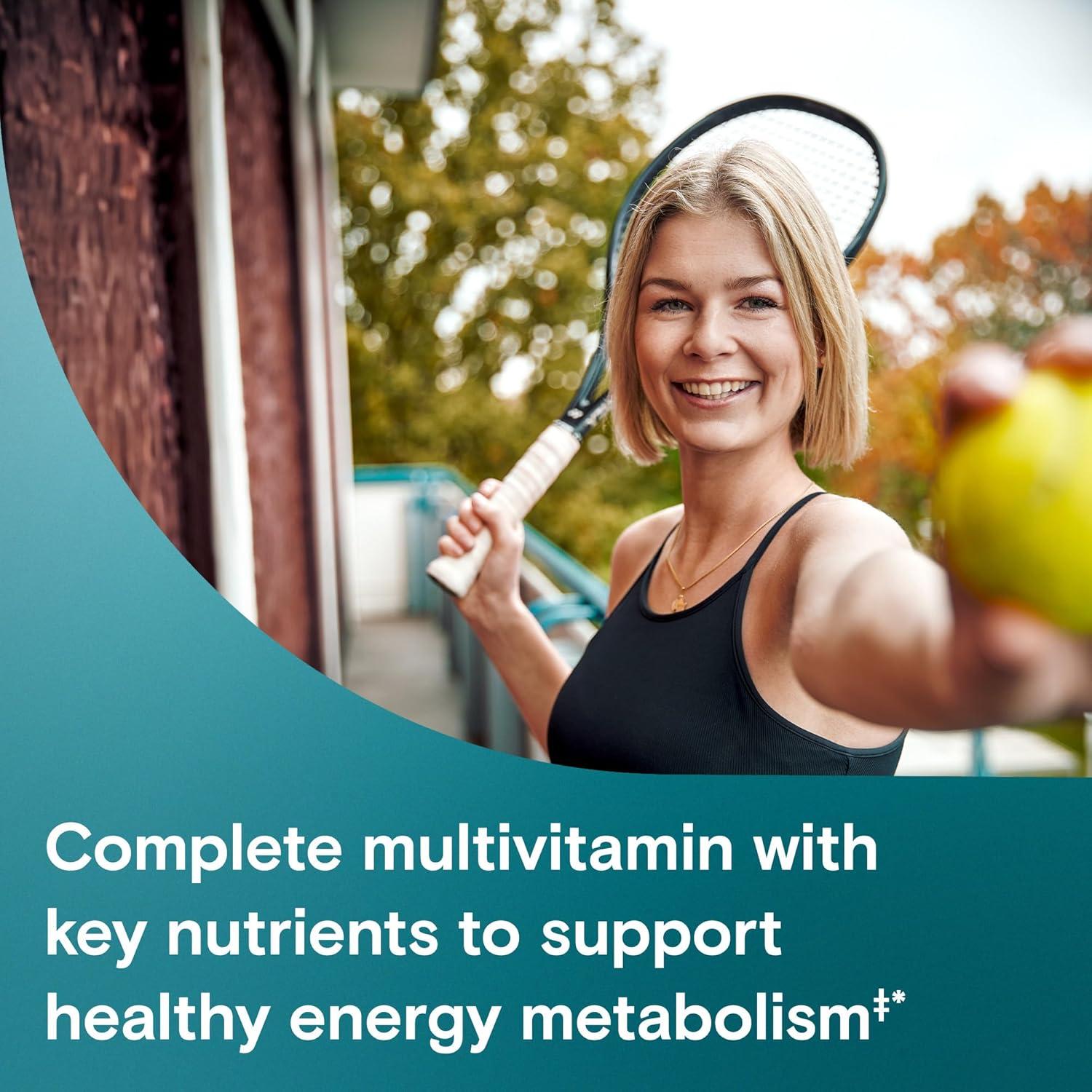 image:imageOne A Day Womens Active Metabolism Daily Essential Multivitamin for Women Metabolism Support Vitamins for Women with All 8 BVitamins Vitamin D Magnesium amp More120 Count120 Count Pack of 2